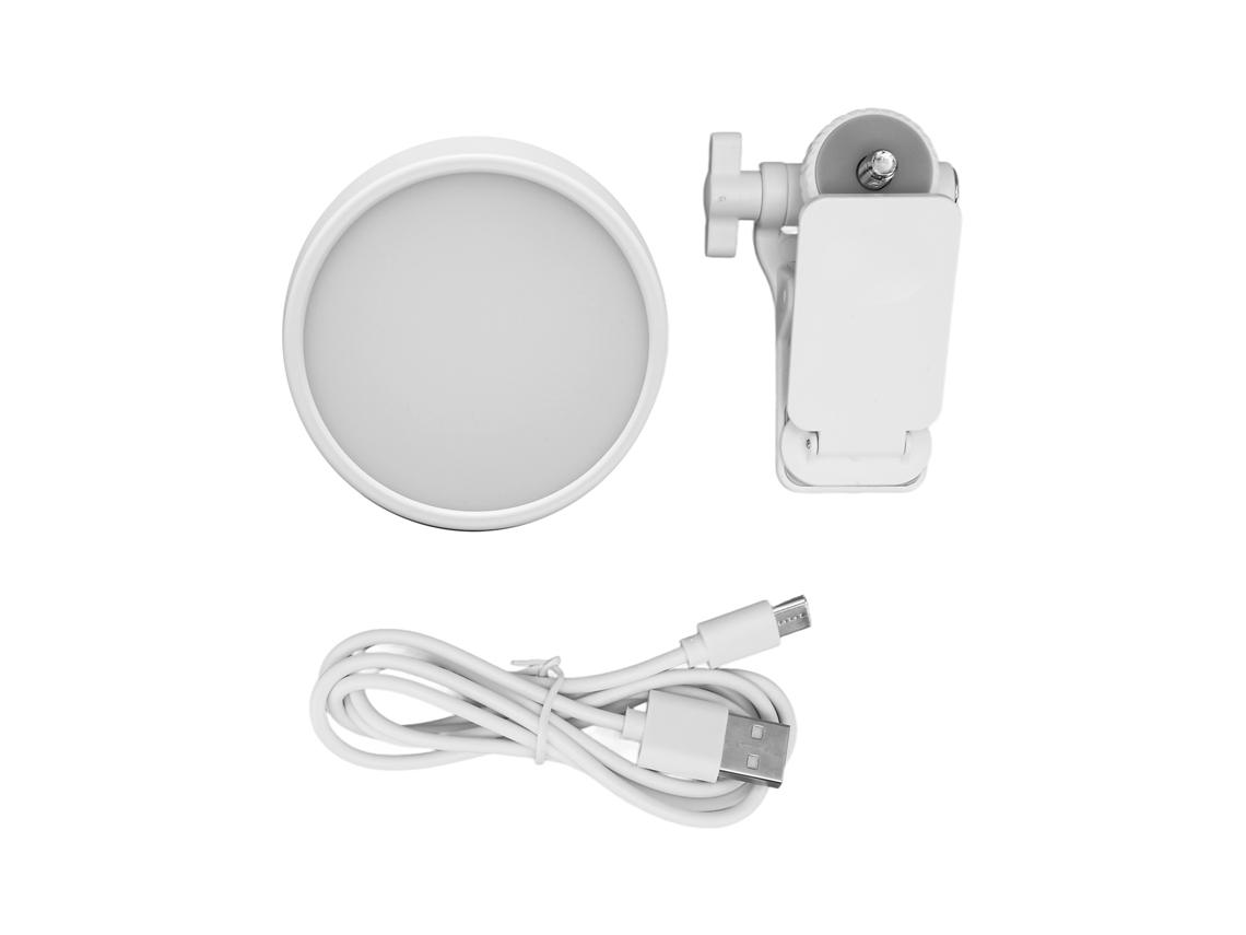 Luz De Relleno Magnética Mínima Ajustable De 3000k A 6500k Con Soporte Para Transmisión En Vivo.