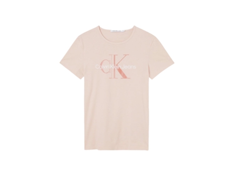 Camiseta CALVIN KLEIN (S - Rosa)