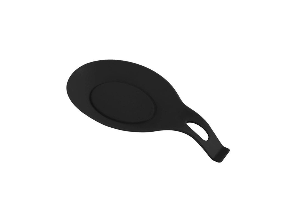 Soporte de silicona para cucharas 2026, posavasos de cocina, para utensilios de cocina, negro