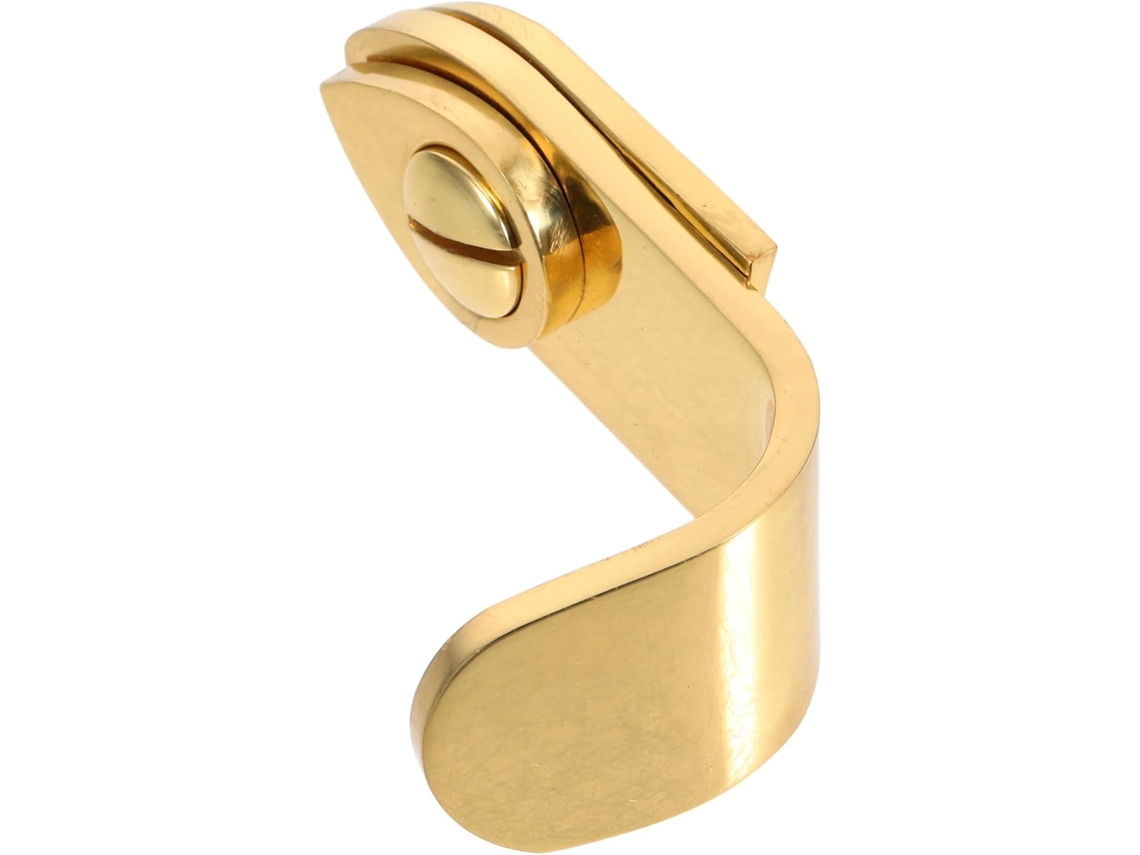 Apoio De Polegar Em Metal Para Saxofone Alto E Tenor Com Gancho Para Uma Fixação Segura.