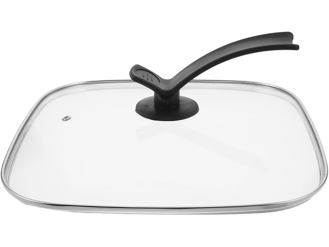 Tapa Para Tetera De Vidrio, Fácil De Limpiar, Tapa Cuadrada Para Ollas Y Sartenes Eléctricas.