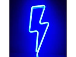 2026-luz Neon Led Con Señal De Rayo, Luz De Pared Operada Por Batería Y Usb Para Hogar, Fiesta Y Navidad