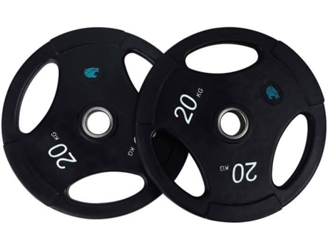 Discos de Musculación FITNESS TECH de Goma (20KG)
