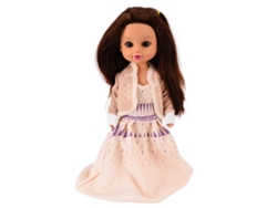 Boneca Infantil De 14 Polegadas Fashion Humanóide Com Vestido Retro Presente Para Meninas