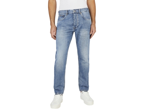 Pantalones de Hombre PEPE JEANS Callen Mezclilla Azul (34x30)