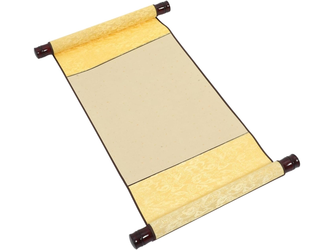 Rollo De Papel De Pared En Blanco, Tipo Parquet Chino, Formato Pequeño, Para Caligrafía.