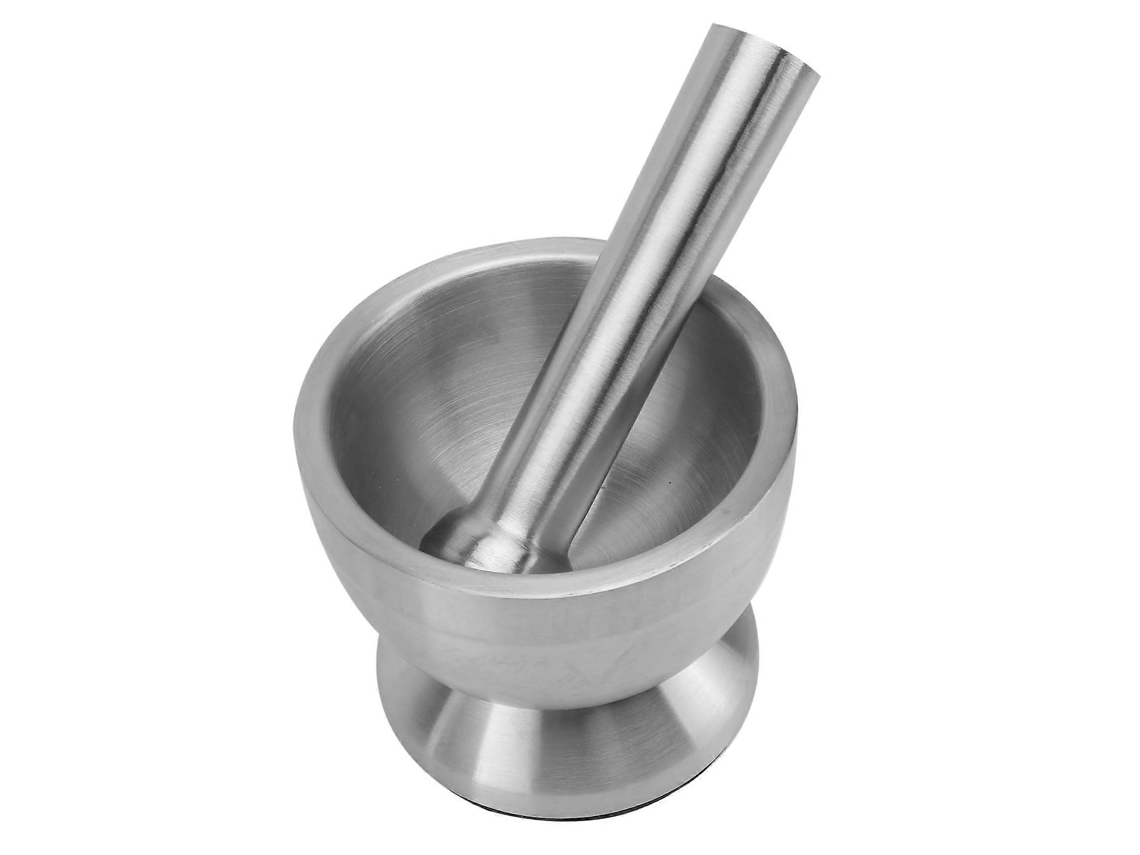Prensa de ajos manual de acero inoxidable con tapa, fácil de usar en la cocina. Rosewell