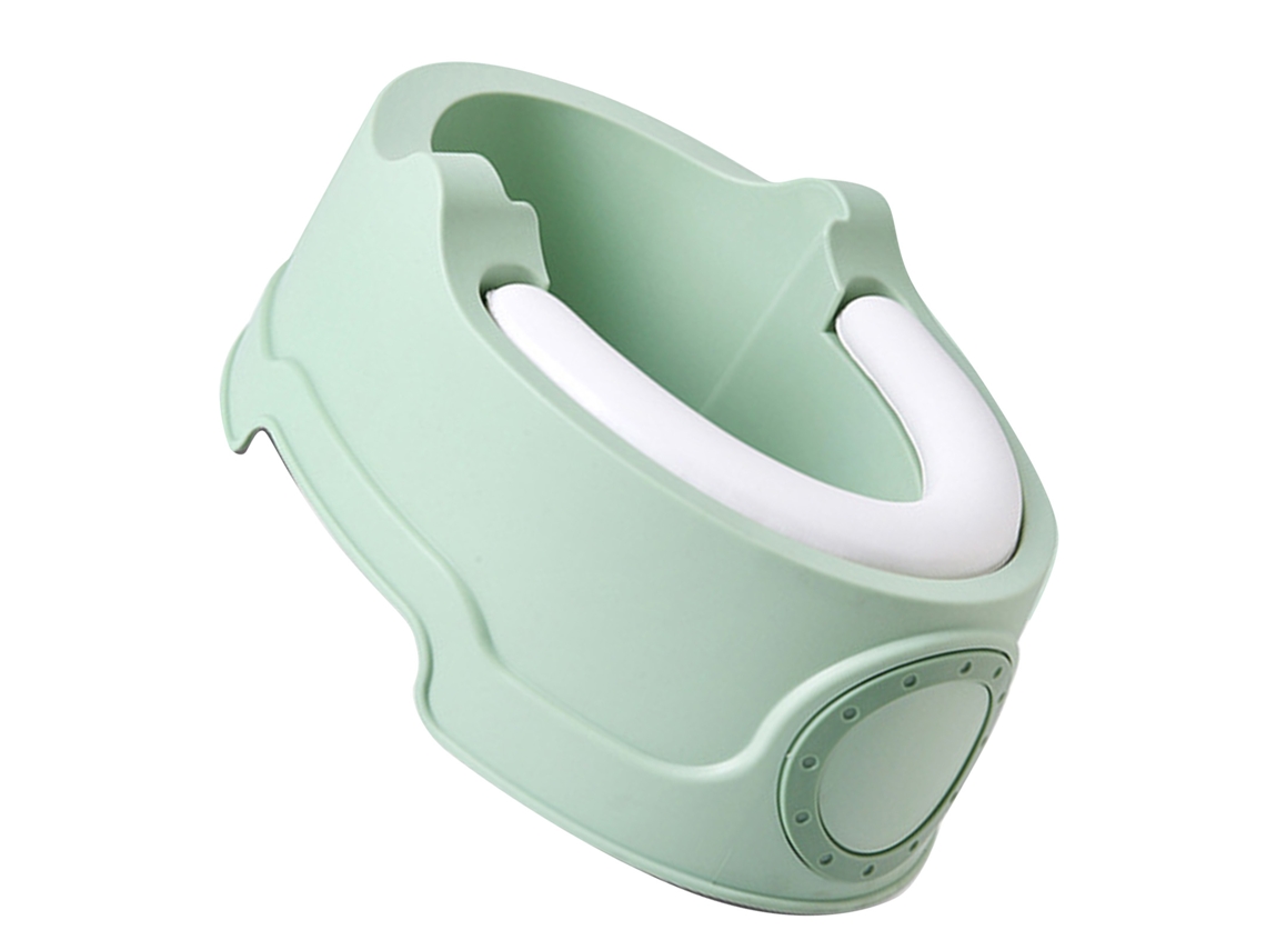 Cómodo, Seguro Y Duradero Asiento De Plástico Para Lavar El Culito Del Bebé. Ideal Para Bebés, Niños Y Adultos. Color Verde.
