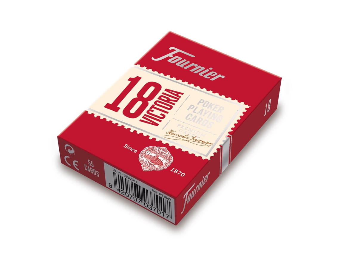 Baraja De Póker Inglés Nº 18 De 55 Cartas FOURNIER