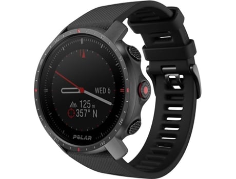 Reloj Deportivo POLAR GRIT X PRO SAFIRA (Bluetooth - Autonomía hasta 40 horas - Negro)