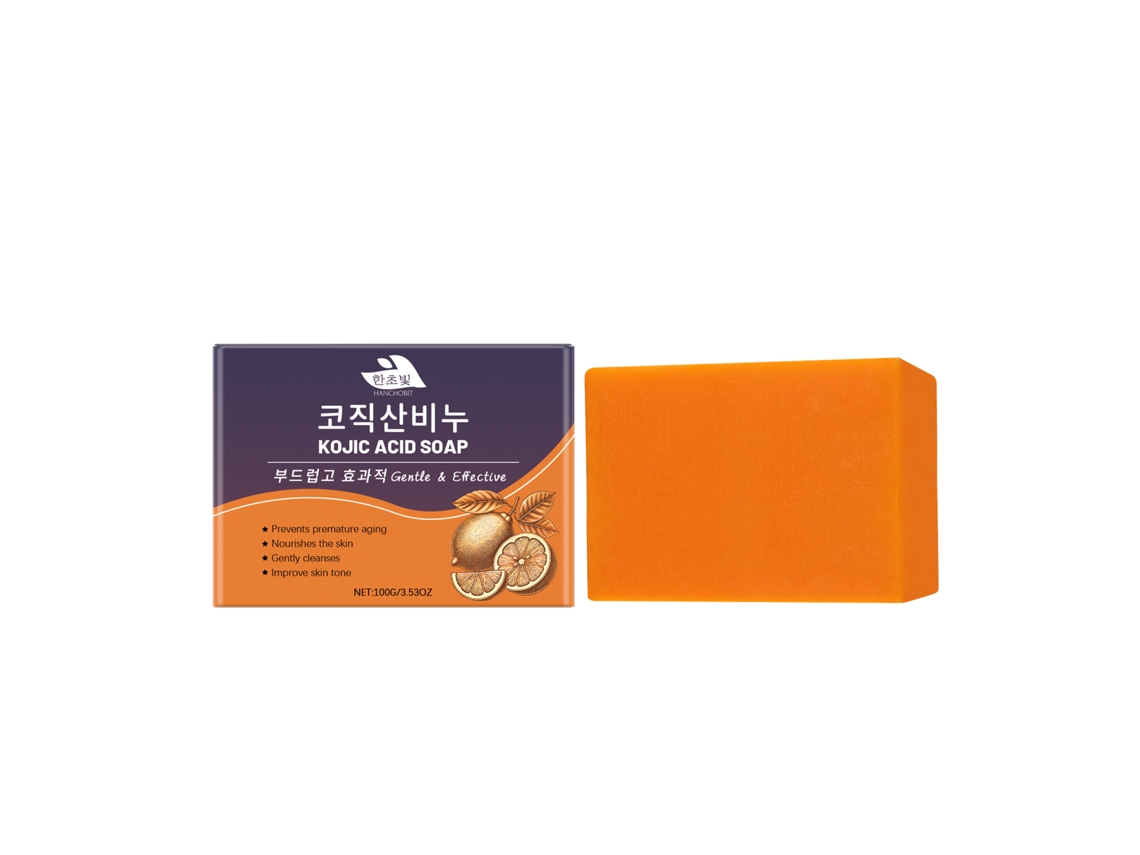 Jabón facial con vitamina C y ácido kójico