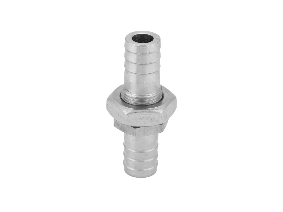 Conector De Mangueira De Aço Inoxidável 304 Com Rosca Macho, Acoplamento De Fluxo (10mm)