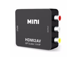 Adaptador Mini Rca Av Para Hdmi, Adaptador Composto Av Para Hdmi, 1080p