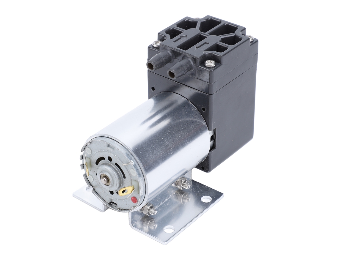 Microbomba De Vacío De 12 V Cc Con Soporte, 5 L/min, Presión Negativa De 65 Kpa, Sin Aceite.