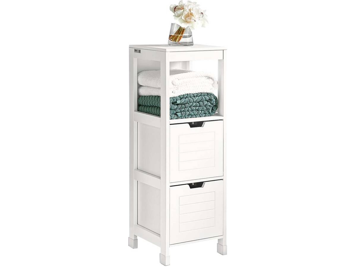 Armario de Baño SOBUY FRG127-W (MDF - 30x89x30 cm)