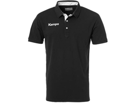 Polo de Hombre para Fútbol KEMPA Prime Negro (4XL)