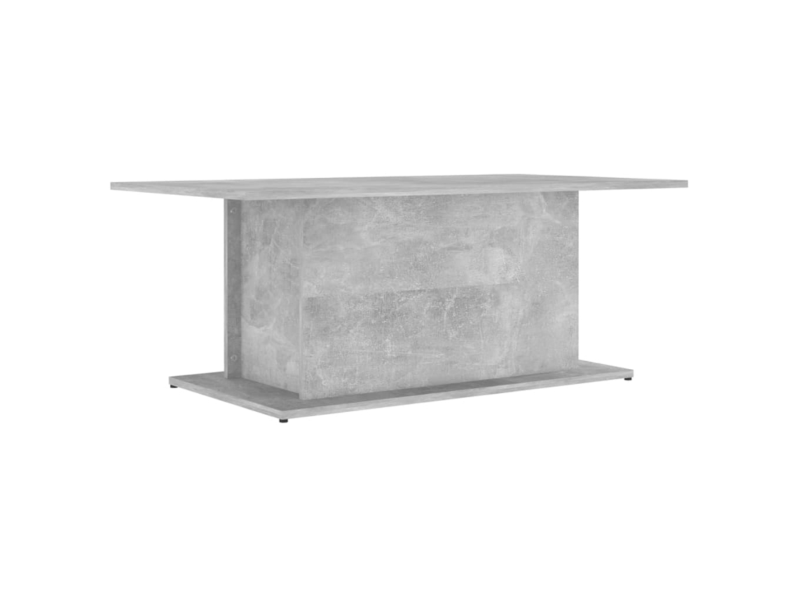 Mesa de centro de contrachapado gris cemento MAISON EXCLUSIVE (102x55,5x40 cm)
