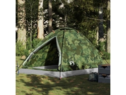 Tienda De Campaña Iglú Para 4 Personas Impermeable Camuflaje