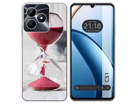 Funda Diseño Reloj para Realme C51 TUMUNDOSMARTPHONE Silicona Multicolor