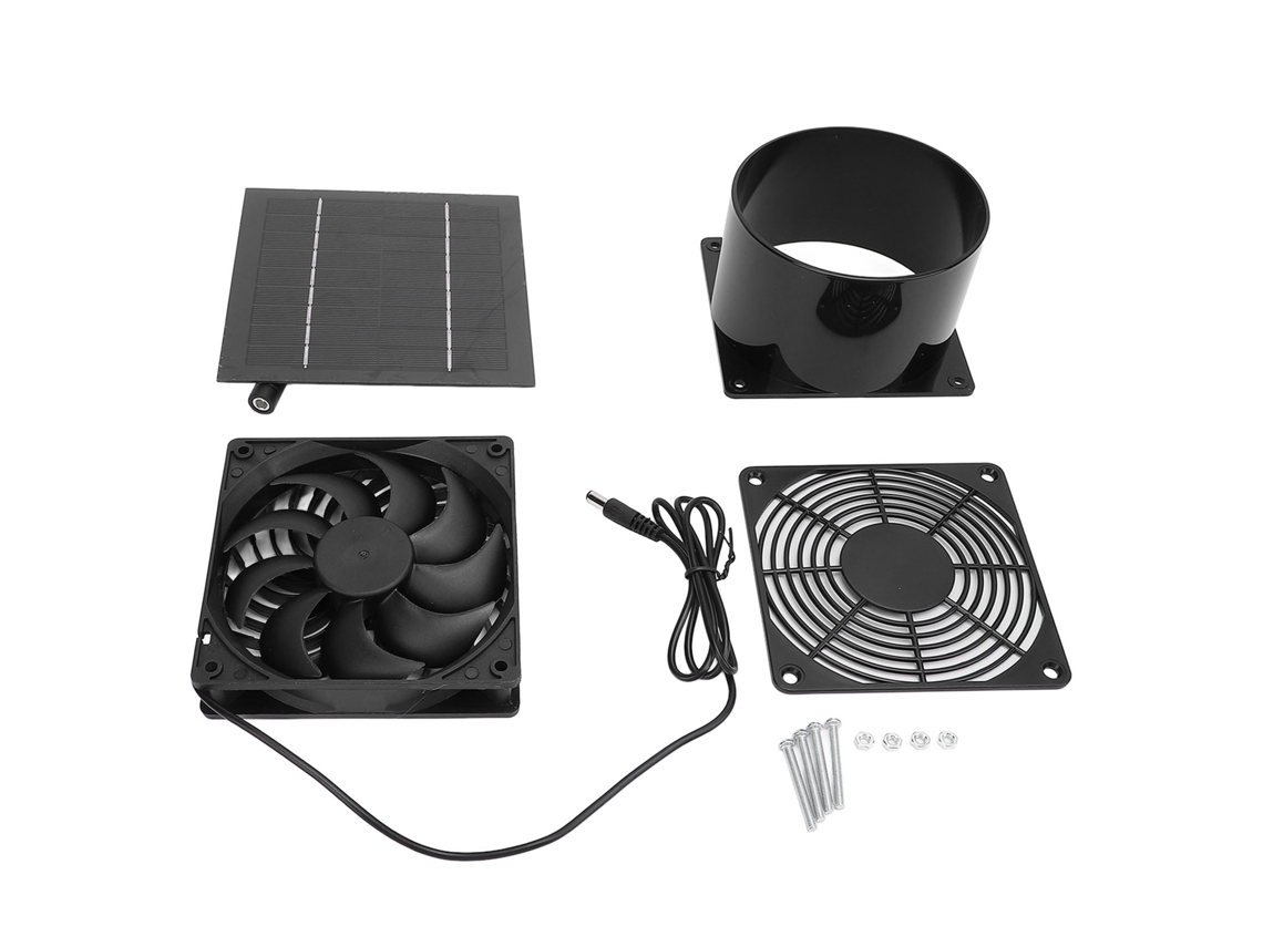 Ventilador solar de 5W 5V IP65 para gallinero/establo