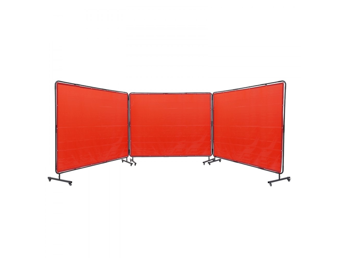 Conjunto de protección y cortinas de soldadura de vinilo ignífugo Tekmaquinas