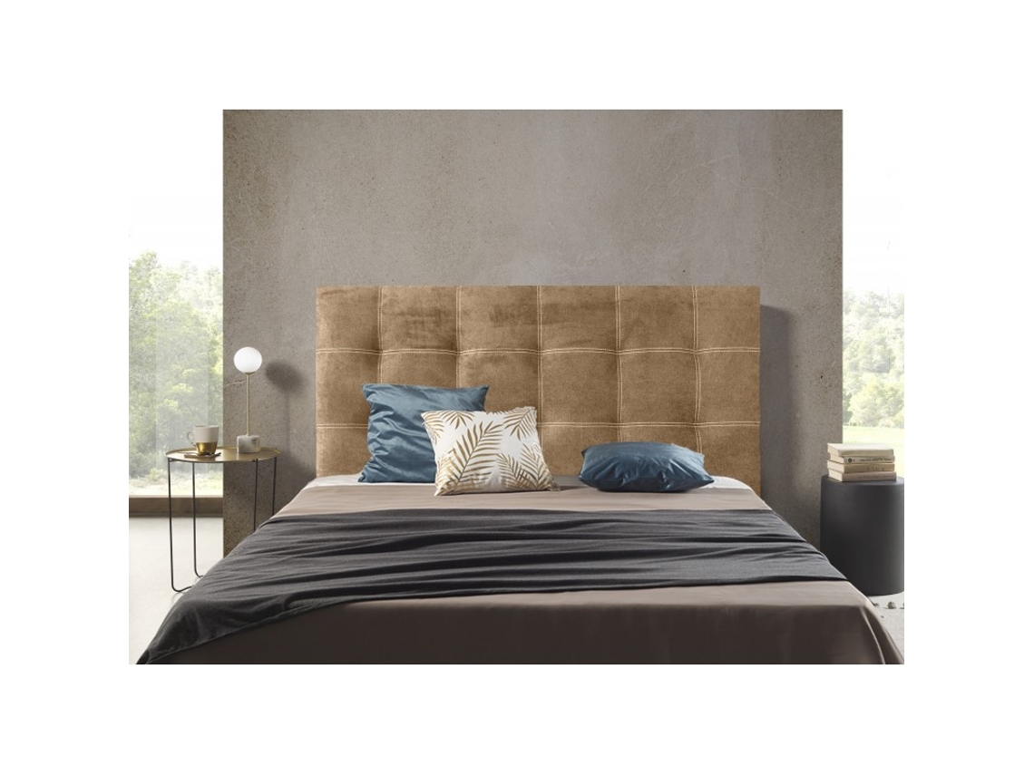 CABECERO IRIS TELA CHOCOLATE 100