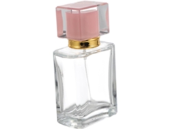 Frasco De Perfume Recargable Con Pulverizador De Niebla Fina, Pequeño Frasco De Vidrio Transparente.