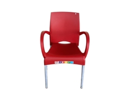 Sillon resina alumnio ourika rojo