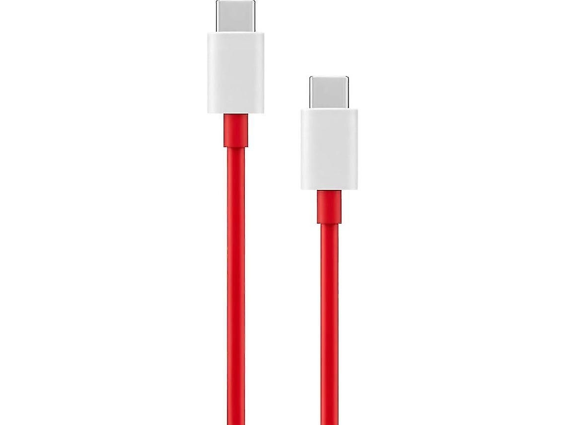 Cable De Carga Rápida Oneplus Warp Charge (tipo C - 150 Cm - Rojo)