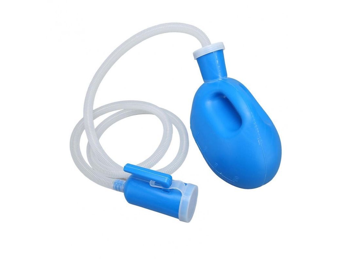 Botella Urinaria Reutilizable De 2000 Ml A Prueba De Fugas Para Hombres, Con Tapa Y Tubo Largo Para Personas Mayores Y Pacientes.