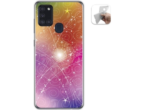 Carcasa Samsung Galaxy A21s TUMUNDOSMARTPHONE Abstracto Multicolor