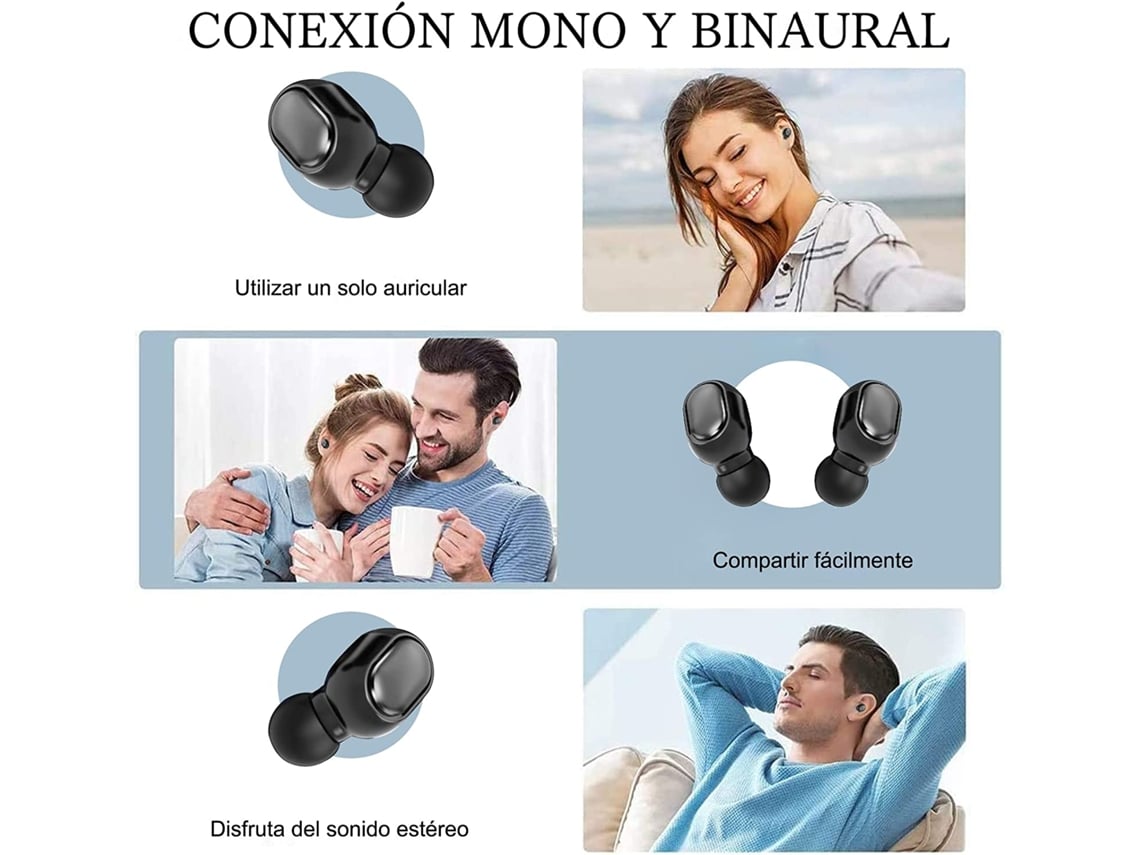 Auriculares Bluetooth True Wireless DAMAI DAMAI Hi Fi Stereo