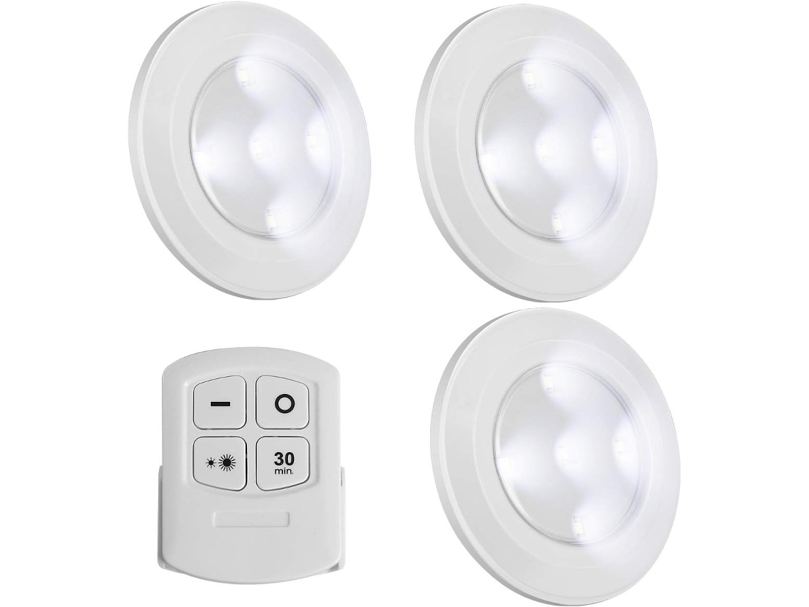 Luces Led inalámbricas con Control remoto, luces alimentadas por batería para debajo del gabinete, iluminación nocturna, luz regulable para armario, luz táctil CUICH