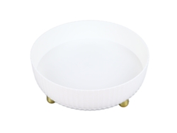 Plataforma Giratória De Armazenamento 360 Graus, Grande Capacidade, Organizador Elegante, Bandeja Para Cozinha, Especiarias, Frutas, Cosméticos, Branc