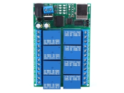 Módulo De Control Remoto Plc Con 8 Canales Uart, Relé Y Usb, Motor 12vdc Multifunción