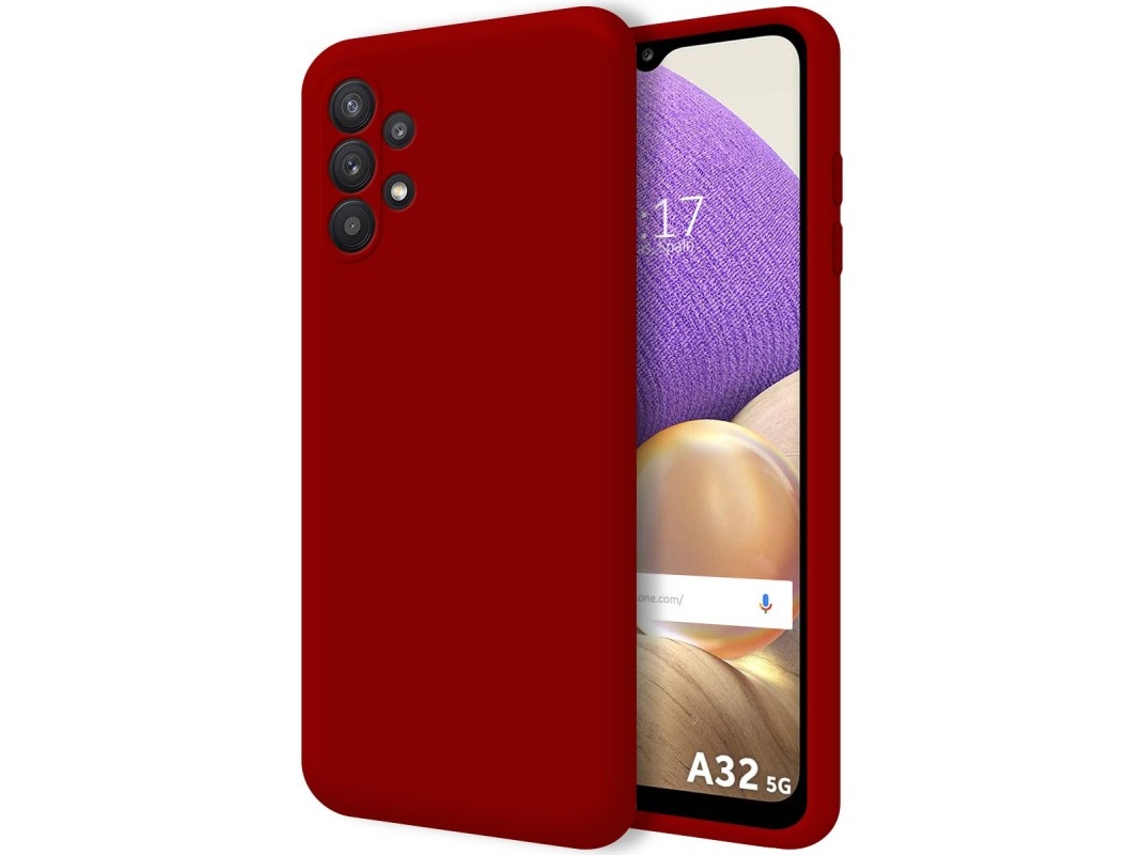 Carcasa Samsung Galaxy A32 5G TUMUNDOSMARTPHONE Silicona Líquida Rojo
