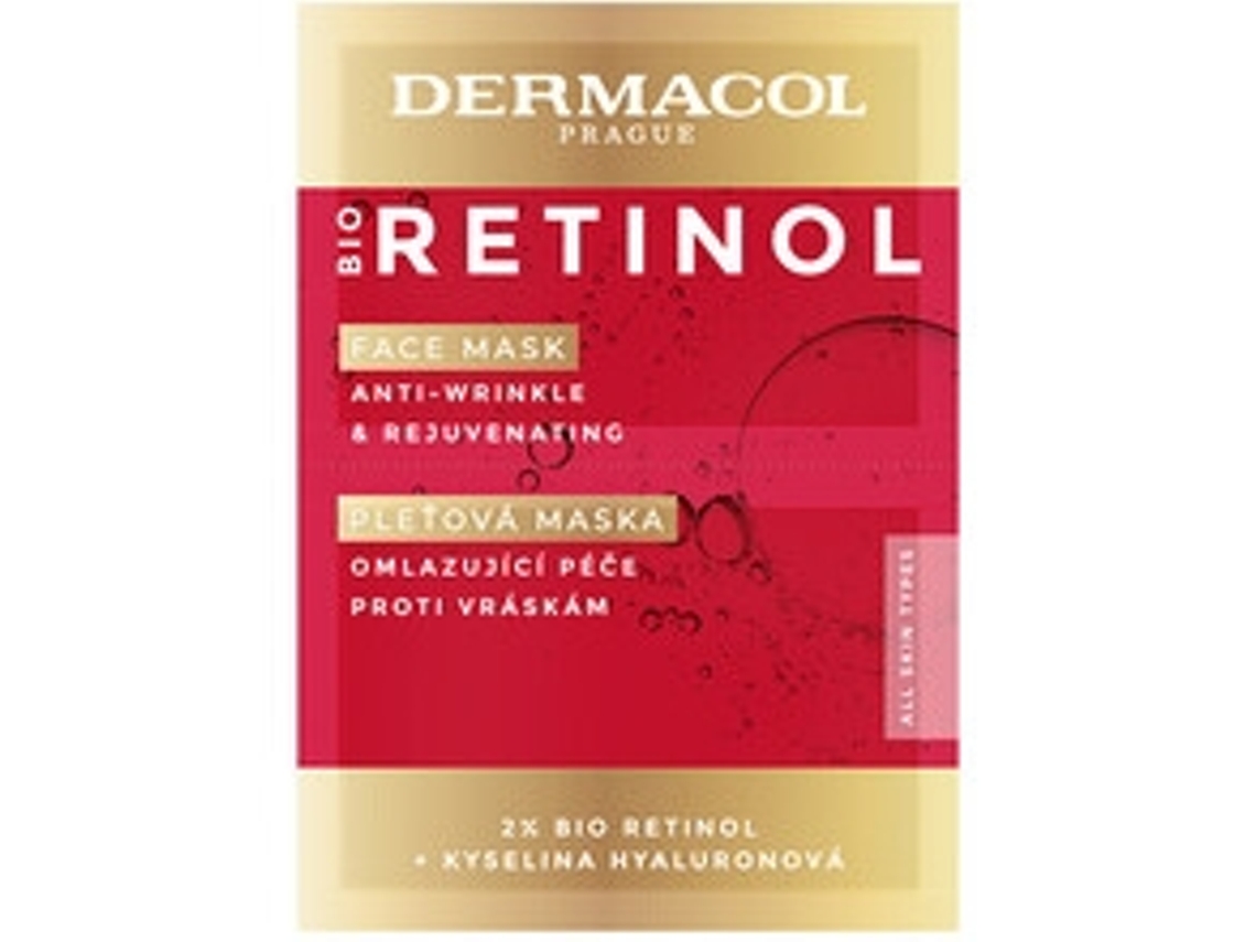 DERMACOL - Bio Retinol Face Mask ( 2 x 8 ml ) - Pleťová maska 8ml