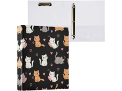 Besportble Carpeta De Anillas Redondo Con Portapapeles Y Oficina Pvc. 27,9 X 21,6 Cm 31,5 27 6