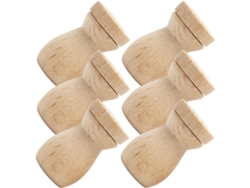 Conjunto De 6 Delicados Colgantes De Madera Con Forma De Frascos De Perfume, Piezas Difusoras Para Aceites...