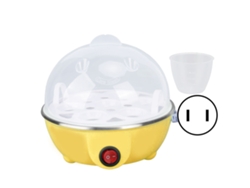 Cocedor De Huevos Para Gallinas, 7 Huevos, Antiquemado, Apagado Automático, Placa Calefactora, 110 V, Amarillo