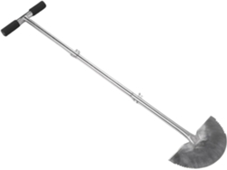 Herramienta De Acero Inoxidable Para Perfilar Bordes De Césped, Portátil, Desmontable, En Forma De Media Luna.