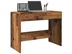 Escritorio madera ingeniería madera envejecida 101x50x76,5 cm
