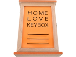 Caja De Llaves Rústica De Madera Para Colgar En La Pared Con Ganchos, Soporte Decorativo Para Llaves Para La Entrada, Sala De Estar U Oficina.