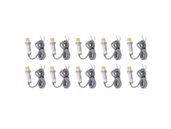 10pcs Sensor De Proximidade Jyio Lj18a3-8-j/ez 2 Fios Aberto Normalmente 90-250vac 400ma