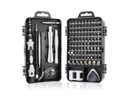 Kit De Destornilladores 115 En 1 Con 99 Puntas De Acero Al Cromo Vanadio Para Reparaciones Electrónicas.
