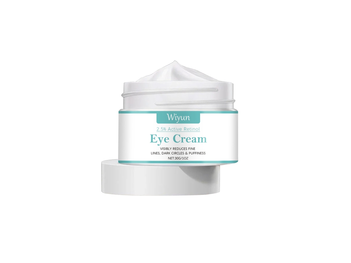 Crema antiarrugas para el contorno de ojos con retinol.