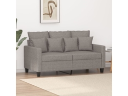 Sofá De 2 Plazas | Sofá De Salón | Sofá De Descanso De Tela Gris Taupé 120 Cm Wsd799005