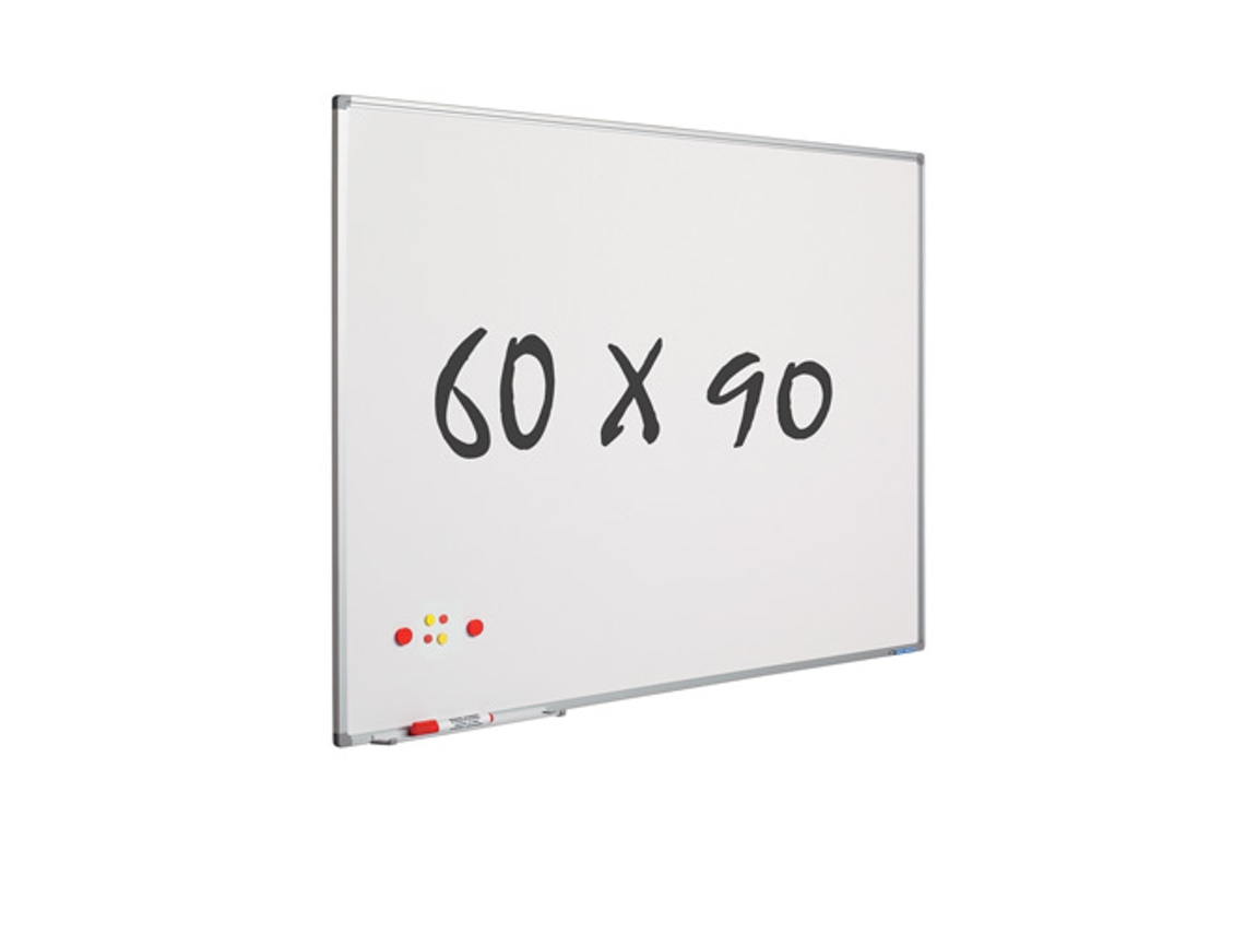 Pizarra blanca 60x90 cm - Magnética