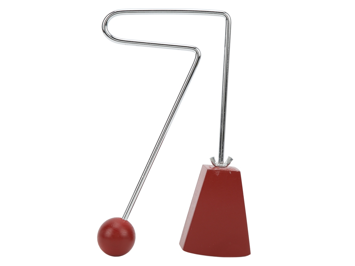 Instrumento De Percusión Vibraslap Fabricado En Acero Y Arce Con Un Sonido Claro Para La Coordinación Motora Infantil.