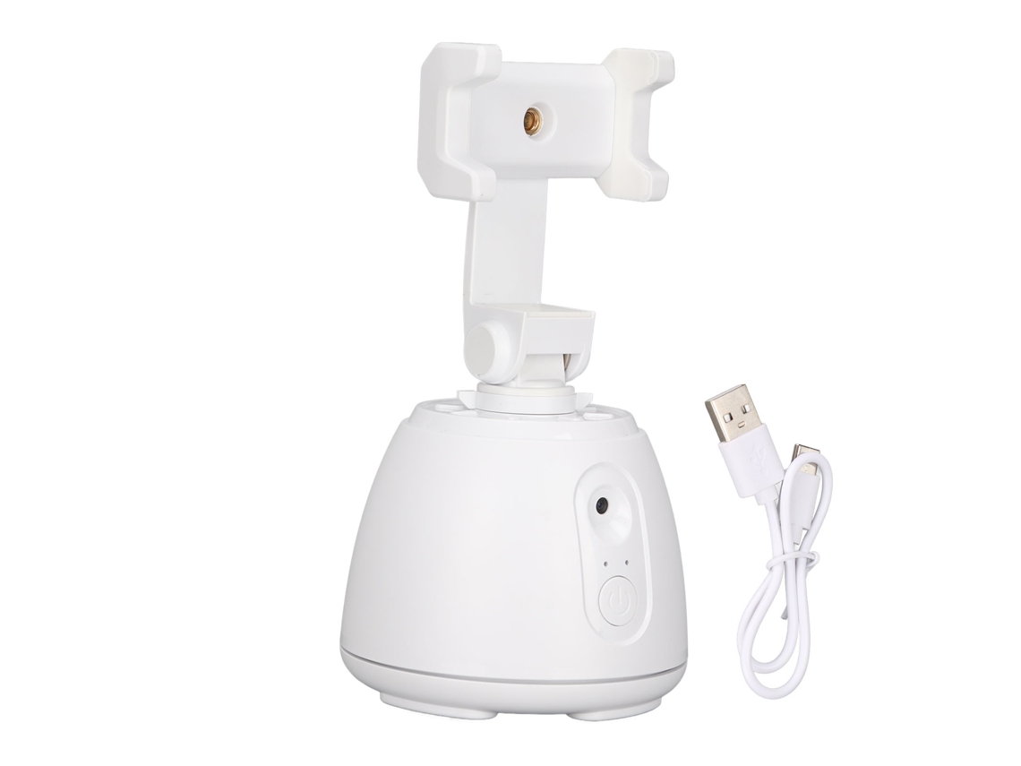 Cabeza De Bola H5 360° Disparo Inteligente Con Seguimiento Corporal Y Reconocimiento Facial Para Teléfonos, Blanco